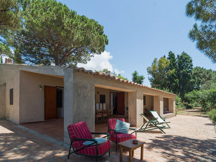 Strandnahes Ferienhaus in der Natur am Capo Vaticano - Aussenansicht